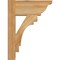 Ekena Millwork Merced Traditional Rough Sawn Outlooker, Western Red Cedar, 6"W x 12"D x 16"H OUT06X12X16MRC01RWR - alternate 2